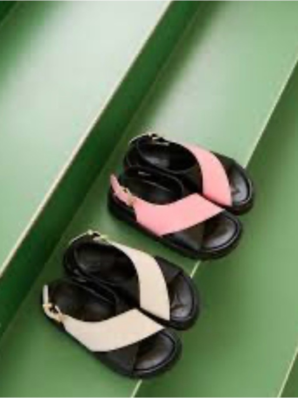 Diana  Leather Chunky Sandals